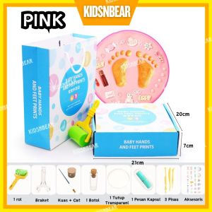 Peralatan Bayi - Kado Bayi Bermanfaat - Kado Bayi Lucu - Baby Foot Print Kit Cetakan Telapak Tangan Kaki Bayi - 285-Baby foot print