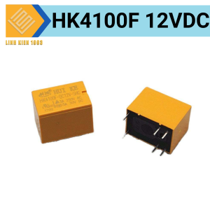 Relay HK4100F 12V3A màu vàng 6 chân HUIKE