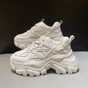 korean chunky rubber Non slip shoes for women aesthetic original sapatos sneakers for women 2025 new