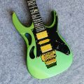Ibanez PIA3761 Electric Guitar White/Black/Gold/Green Professional Guitar. 