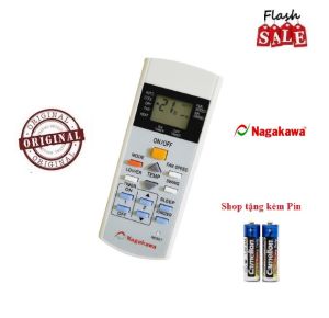 Remote Điều khiển điều hòa Nagakawa- Hàng chính hãng mới 100% Tặng đôi Pin 3A