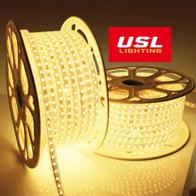 220v plug for single colored led strip rope light 5050 with 9mm / 10mm ...