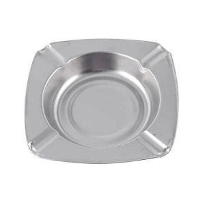 10pcs Asbak Stainless Ashtray Mangkok Tatakan Sampah Abu Simple Untuk Souvenir Cafe Hotel Anti Karat