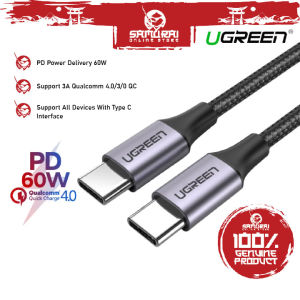 UGREEN USB C to Type C Cable Right Angle 90 Degree 60W PD Fast Charge L Shape for Smartphone MacBook iPad Nintendo