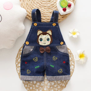 IENENS Summer 1PC Kids Baby Girls Jumper Cotton Clothes Clothing Short Trousers Overalls Toddler Infant Boy Girl Pants Denim Shorts Jeans Dungarees Jumpers Jumpsuit 1 2 3 Years