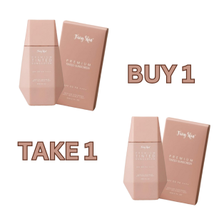 BUY 1 TAKE 1 Fairyskin Premium Tinted Sunscreen 50grams WHITETING SUN PROTECTOR UV