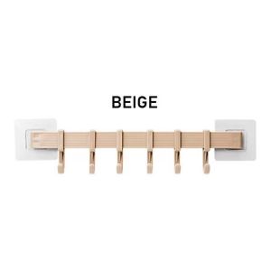 📣Multifunction Adjustable 6 Hook Hanger Organizer Rack Self Adhesive Kitchen/Bathroom Rack