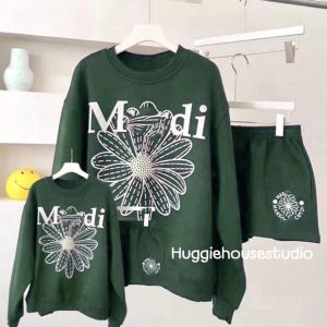 ค99-ค100 เซทมาร์ดี้ สีเขียว เสื้อแขนยาว🏋️♂️🍹✨