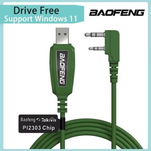 Singapore stock! ORIGINAL BaoFeng USB Prolific Programming Cable Windows 11 Windows 10 Windows 7 Windows XP compatible for Baofeng Two way Radio UV-5R BF-888S BF-F8+ With Driver CD