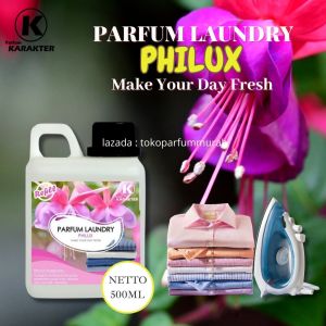 Parfum Laundry Philux | Pewangi Laundry Pakaian Harum Segar Wangi Tahan Lama | Uk 500ml | Bisa COD