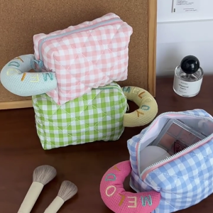 Cầm tay Túi trang điểm chần Túi đựng mỹ phẩm túi đựng bút chì dung tích lớn Túi đựng đồ vệ sinh cá nhân tổ chức chăm sóc da du lịch Túi lưu trữ