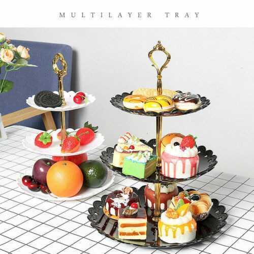 Rak Kue Susun 3 Tingkat Detachable Cake Stand Display - CF431