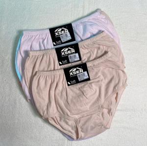 ❤️❤️ [Ready Stock] 3 PCS XSEN 100% Full cotton Panties Brief Women Brief PA709 FULL