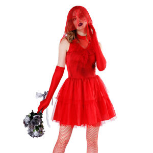 11.11 Cross Border Halloween Horror Netherworld Ghost Doll Ghost Bride cos Stage Dress Up Easter Show Cosplay