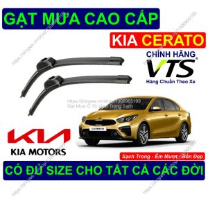 Gạt Mưa Bền Đẹp Kính Lái KIA CERATO Cặp Gạt Mưa Kính Lái KIA CERATO Có Đủ Size Cho Các Đời Xe KIA CERATO