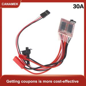 【CANAMEK】 Micro ESC 10A 15A 20A 30A chải ESC RC ESC điện tốc độ điều khiển cho Diy Mini 1 16 1 18 1 24 RC Xe thuyền TANK W phanh