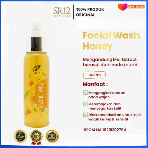 Facial Wash Honey 100ml Sabun Madu Cair Sabun Pembersih Wajah Untuk Kulit Kering dan Sensitif