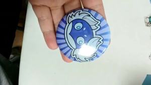 Anime Game Anaxa Anaxagoras Cosplay Backpack 58mm Badge Geovishap Caravan Terravox Pin Collection Breastpin for Bags Clothes Gift