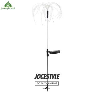 [Jocestyle Mall] 2Pcs Solar Fairy Light 8 Lighting Modes Smart Sparklers Firework LED String Light for Yard Garden Flowerbed Party Decor