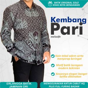 Atasan Remaja Baju Batik Pria Lengan Panjang Populer 2022 Kemeja Baju Batik Pria Dewasa Acara Kondangan Tunangan Pesta Nikah Batik Pria Bahan Katun Cabut Sragenan Premium Adem halus Motif Kalem Simple Mewah Baju Batik Pria Kantor Elegan