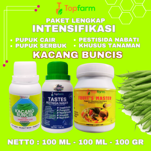 Pupuk Topfarm / Pupuk Paket Lengkap Buah Kacang Buncis / Pupuk Khusus Kacang Buncis / Pupuk Booster Buah Kacang Buncis / Pupuk Kacang Buncis Terbaik / Pupuk Pembesar dan Pelebat Buah Kacang Buncis