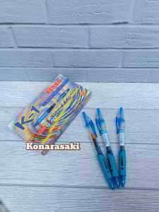 Pen Gel Kenko K1 0.5mm/ Retractable Gel Pen K-1 0.5mm / Pen Cetek - TikTok Cair K 1 tebal 0.5 mm ISI PER [6/12 PCS]