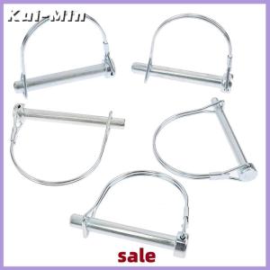 Kui-Min Heavy Duty Marine Trailer Coupler Safety Pin D Ring Round Arch Locking Lock Pin