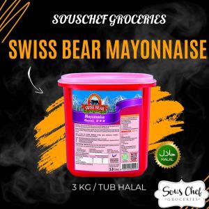 SWISS BEAR REAL MAYONNAISE 3KG