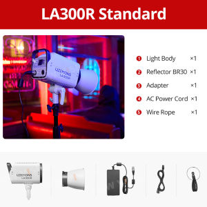 GODOX LA150R LA200R LA300R LA300Bi LITEMONS Full-color LED Light with App Control Photography Light Bowens Mount for Video Vlog