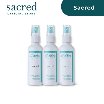 (BUNDLE OF 3) Sacred Zero Fragrance Moisturizing Plant-Based Sanitizer | Safe for Babies