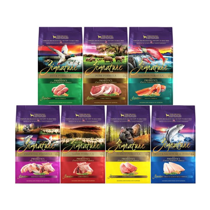 Zignature Dog Dry Food 11.36kg (Trout & Salmon / Lamb / Pork / Turkey