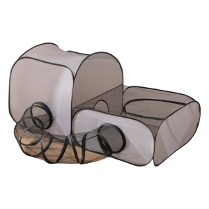 Foldable Cats Playpen Sunproof Ventilation Tunnel House for Outdoor Relaxation Cats Shelter Resting Use
