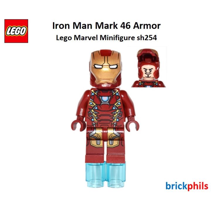 Lego Minifigure sh254 IronMan Mark 46 Armor Lazada Lazada PH