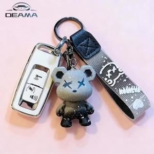 Shockproof Soft TPU Key Case Cover with Keychain – Anti-Scratch Full Protection – For PCX 160 125 VISION SH350 ADV 150 350