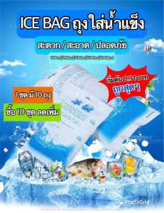 ไอซ์แพค ไอซ์เจล เจลเก็บความเย็น ถุงเก็บความเย็น ถุงน้ำแข็ง Icepack Icegel Icebag Ice Gel Pack
