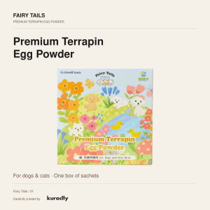 Fairy Tails Premium Terrapin Egg Powder for Dogs & Cats | Powder Supplement | 1 Box