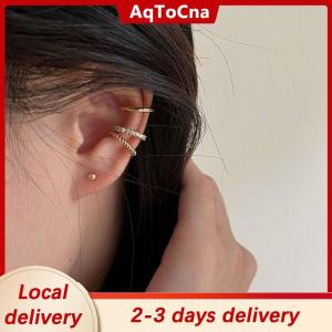 [COD] AqToCna Ship within 24 hours 3Pcs Simple Round Wrap Earrings Cartilage Ear Clip No Pierce Cartilage Earrings Ear Cuff