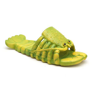 OKEYBELI COD Sandal Wanita Slop Motif Lobster Lucu Warna Lucu Sendal Rumah Motif Sandal Cewek Ringan Empuk Cute Santai Import SP101