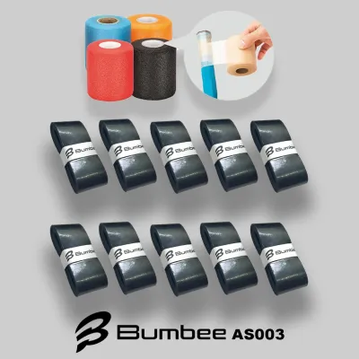 [COMBO QUẤN CÁN] 10 quấn cán BUMBEE B AS 003 và 1 cuốn cốt vợt màu ngẫu nhiên Vợt Cầu Lông - Hàng Chính Hãng