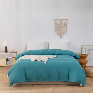 ins Wind 40 Single Cotton Duvet Cover a Class 100 100% Cotton Duvet Cover Single Piece for Purchase Solid Color Duvet Cover for Homestays [ Free Shipping ]