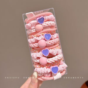 Korean Color Children Hair Rope Girls High Ponytail Rubber Band Hair Band Little Girl Headwear