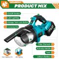 มาถึงใน 3 วัน🚚เครื่องดูดฝุ่นไฟฟ้าทรงพลังพิเศษสำหรับ Makita 18V BL1860B BL1840B เครื่องดูดฝุ่นไฟฟ้าแบบพกพาไร้สายประสิทธิภาพสูง 1,000 วัตต์ ชาร์จไฟได้ สำหรับเครื่องมือทำความสะอาดกลางแจ้งและในครัวเรือน. 