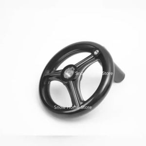 Hanson8 1pc Black Milling Machine Lathe CNC Spoked Hand Wheel Wavy Round bakelite three handwheel 100/125/160/200/250mm P7Q2M