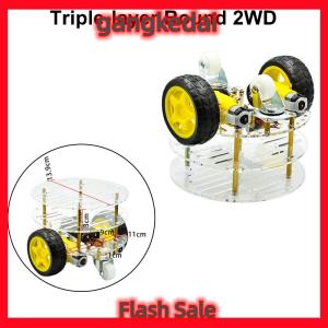Gangke Tự làm tránh theo dõi động cơ thông minh Robot xe Chassis Kit với tốc độ mã hóa hộp pin 2WD 4WD mô-đun cho UNO R3