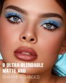 Blue Eyeshadow Matte Palette 8Color Long Lasting Teal Eyeshadow for Cool Tone Makeup, Shimmery Eye Looks, High Pigmented & Easy to Blend (Blue). 