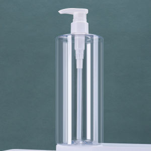 300ml/500ml/1000L Clear Liquid Container Soap Dispenser Shampoo Lotion Shower Gel Wide Mouth Bottle Wide Mouth Liquid Container