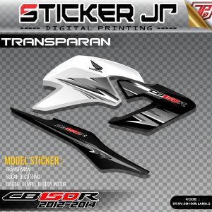 Stiker Striping Honda CB 150 R LAMA TRANSPARAN Stiker CB 150 R Old Motif Simpel SJP 02