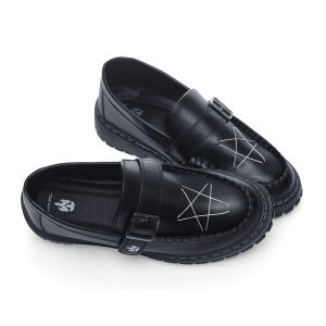 Loafers Kasual Uniseks Kasut Formal Gaya Selipar Kulit Tulen Sesuai untuk Perkahwinan Untuk Lelaki