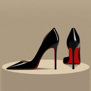 Free Shipping WomenS Nude High Heels With A Red Sole And Side Cutout 2027 New Spring And Autumn Collection Pointed Toe Professional Style Comfortable To Wear Thin High Heels