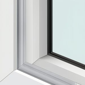 Self-Adhesive Weatherproof Sealing Strip for Windows and Doors - Windproof Dustproof Rainproof Noise-Reducing Tape with Textured Design for Enhanced Insulation Sealant Waterproof